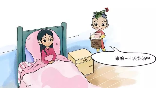 痛经如何服用三七粉？